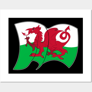 flag of Wales - sports, flags, and culture inspired designs Posters and Art
